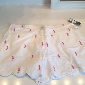 Crown & ivy shorts with cute little seahorses